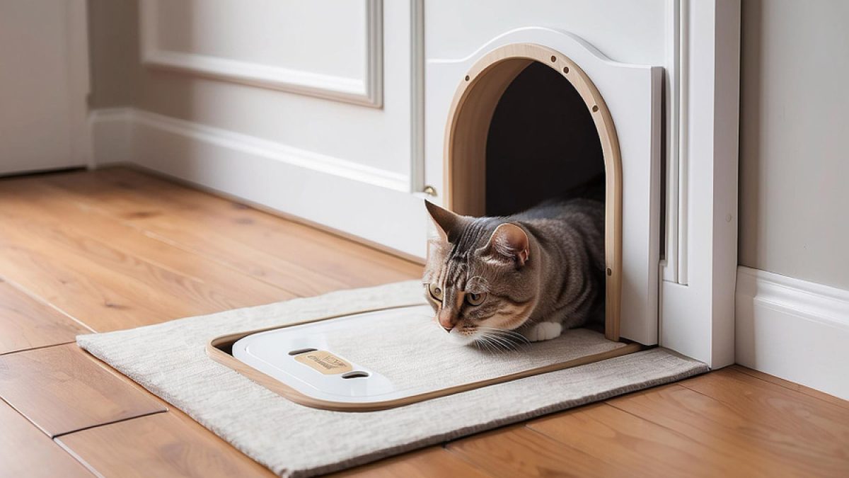 pueden los gatos usar puertas para perros