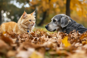 Cuidados especiales para tu perro o gato en otoño