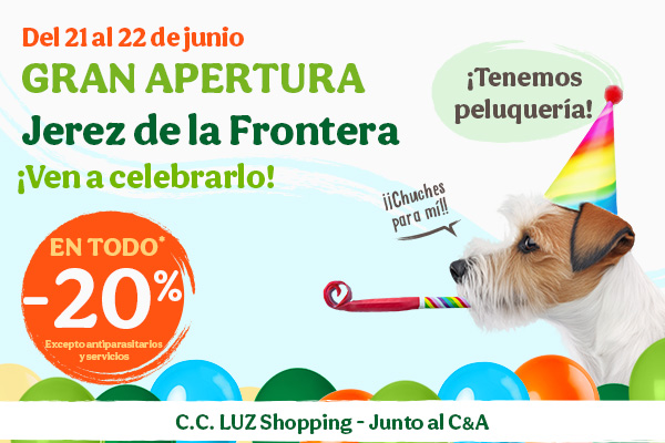 Ven a celebrar la nueva apertura de Tiendanimal en Luz Shopping