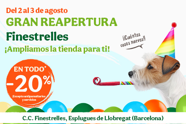 Ven a conocer el nuevo local de Tiendanimal Finestrelles