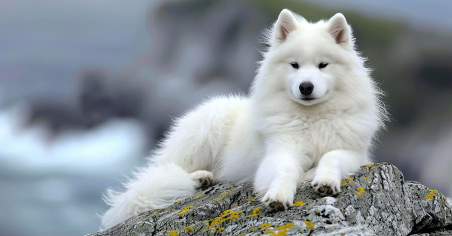 Samoyedo, raza de perro de invierno