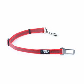 Julius-K9 Enganche rojo para cinturón de seguridad para perros