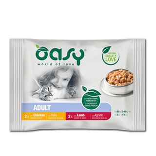 Oasy Multipack trozos de carne en salsa para gatos