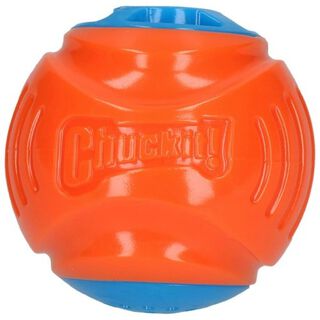 Pelota de juguete con sonido para perros color Naranja