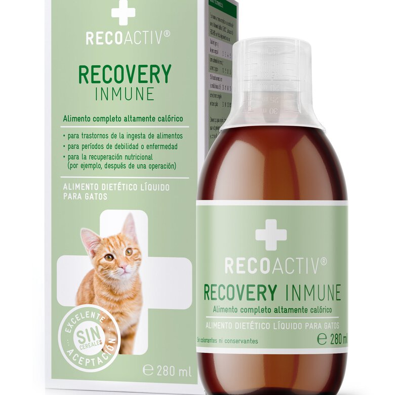 RECOACTIV® Tónico suplemento Recovery Inmune para gatos con poco apetito y debilitados, , large image number null