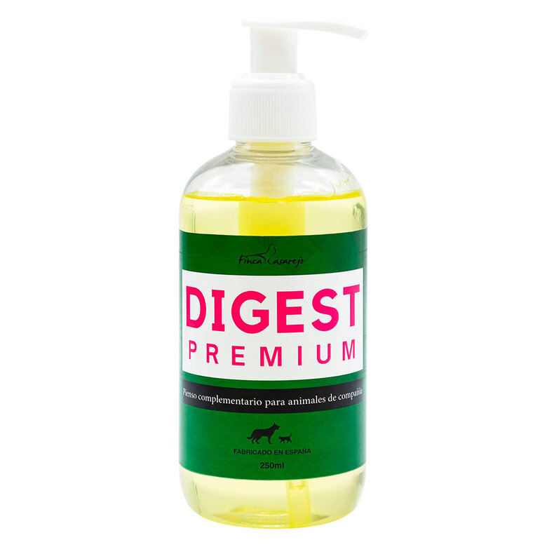 Aceite Prebiótico para Mascotas – DIGEST PREMIUM 250ml - Suplemento Nutricional de Levadura de Cerveza y Achicoria - Mejora la Salud Intestinal de Perros y Gatos – Botella con Dispensador, , large image number null