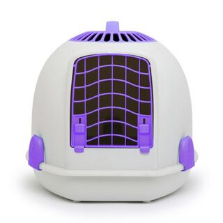 Transportín Igloo 2 en 1 para gatos color Púrpura Perfecto