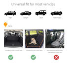 Nobleza - Barrera Protectora de Coche para Perros, Rejilla Separador Perro Coche Extensible Universal Reja de Seguridad Barrera, para Perro y Maletas Mascota Apoyo para Cabeza 96-145x30cm Acero, , large image number null