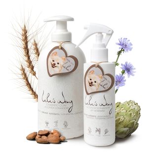 Lulu's Way Champú Natural con Acondicionador + Acondicionador sin aclarado para perros