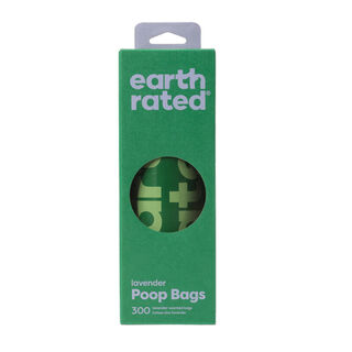 Earth Rated Easy Tie Lavanda Bolsas con asas para heces de perro