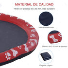 PawHut Splash Pad Mascotas Rojo y Azul, , large image number null