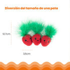 Outward Hound Catstages Strawbabies Peluche de Fresitas para gatos, , large image number null