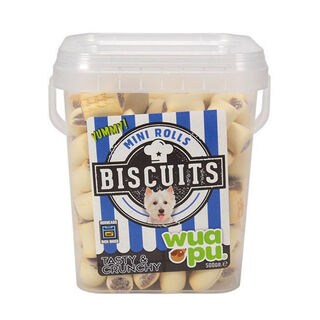 Wuapu Biscuits Mini Rolls Mix galletas para perros