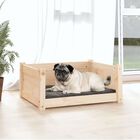 VidaXL Estructura lisa cama de madera para perros, , large image number null