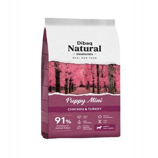 Pienso Dibaq Natural Moments Puppy Mini para perros sabor Pollo y Pavo