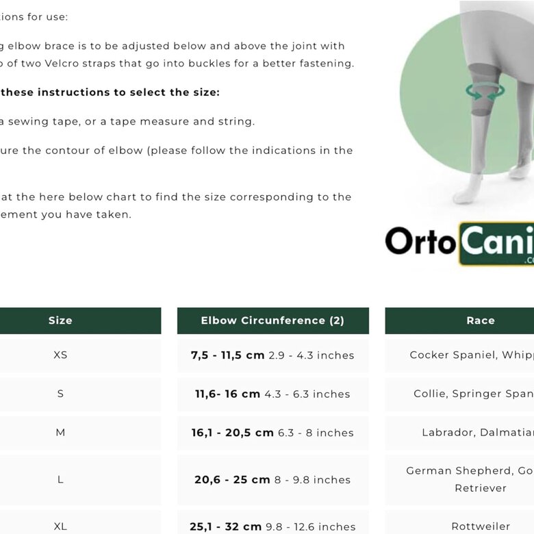 Ortocanis Protector De Codo Izquierdo Para Perros, , large image number null