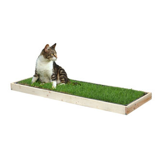 Petground Cama Caja de Madera para gatos