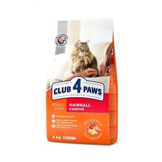 Club 4 Paws control de bolas de pelo pienso seco para gatos Pollo