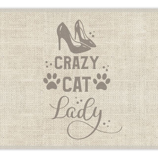 VINILIKO Crazy cat lady alfombra para mascotas