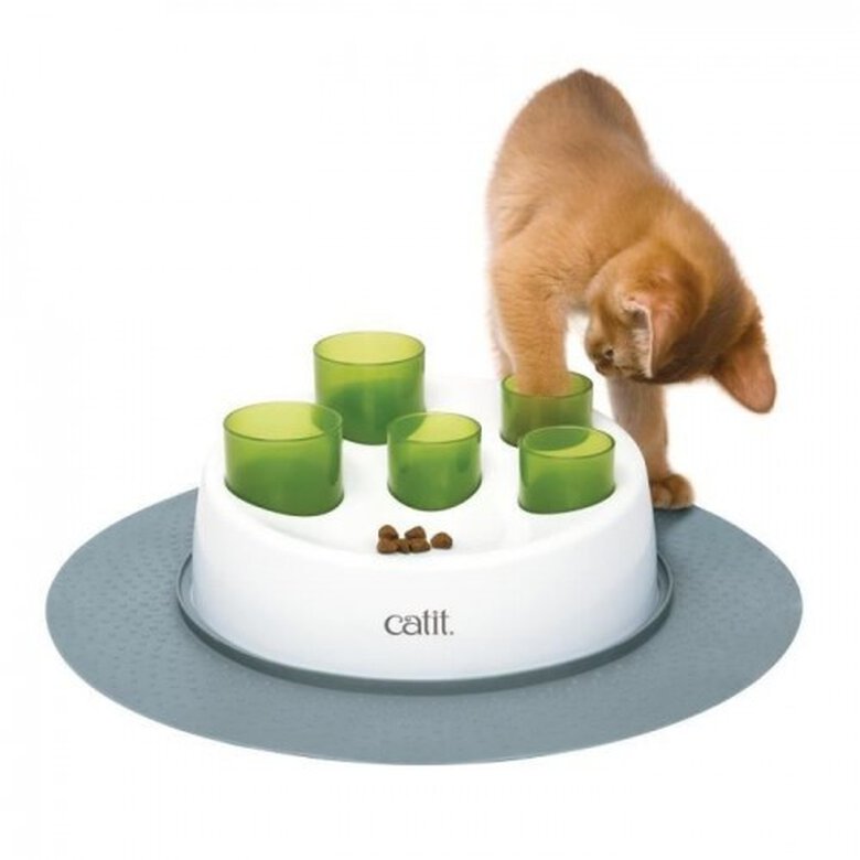 CAT IT juguete digger senses interactivo con 2 tubos de comida para gatos, , large image number null