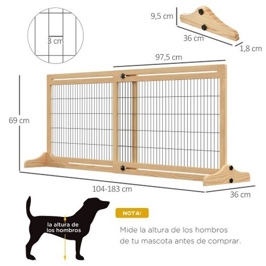 PETCUTE Barreras para Perros Extensible Barrera para Escalera Barrera  Seguridad para niños Perros Retráctil