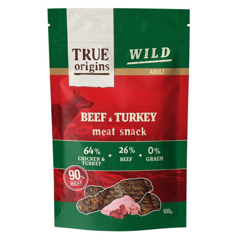 True Origins Tiras Wild Adult Ternera y Pavo para perros, , large image number null