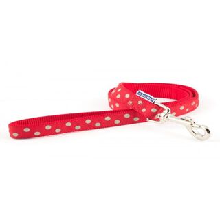 Ancol Pet Products Indulgence Correa Vintage en Color Roja para perros