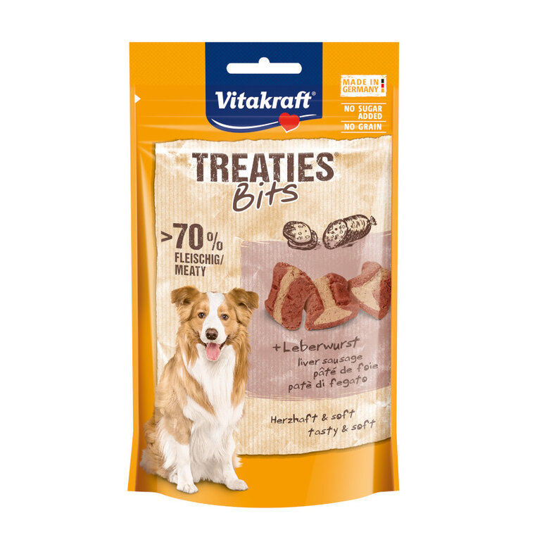 Vitakraft Bocaditos Treaties Bits Salchicha snacks para perros, , large image number null