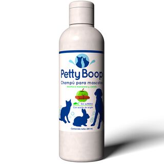 Petty Boop Champú sin sulfatos, pieles sensibles para mascotas