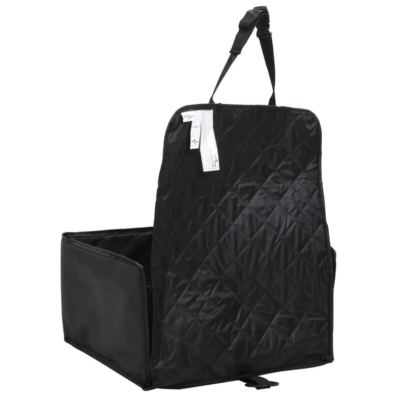 vidaXL Silla de coche para perros negro 45x45x25/55 cm, , large image number null