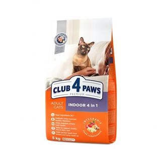 Club 4 Paws INDOOR 4 en 1 pienso seco para gatos Pollo