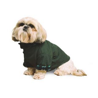 Chaqueta de microfibra para perros color Verde