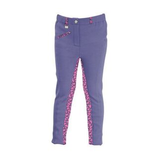 Pantalón de montar estampado de corazones Love infantil color Insignia/Rosa Profundo