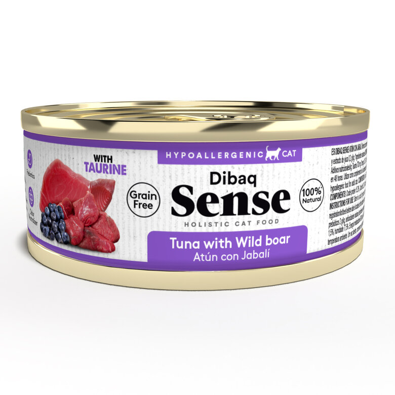 Dibaq Sense Cat Atún y Jabalí con arándanos (12uds x 70g), , large image number null