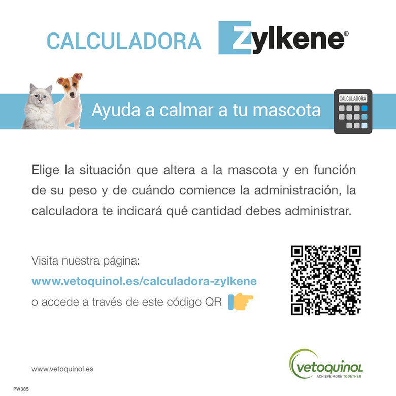 Vetoquinol Zylkene suplemento natural calmante en cápsulas para perros y gatos, , large image number null