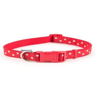 Ancol Indulgence Collar de Lunares Rojo y Blanco para perros