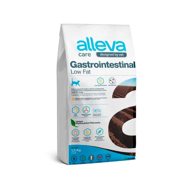 Alleva Care Gastrointestinal Bajo en Grasas Pienso para gatos, , large image number null