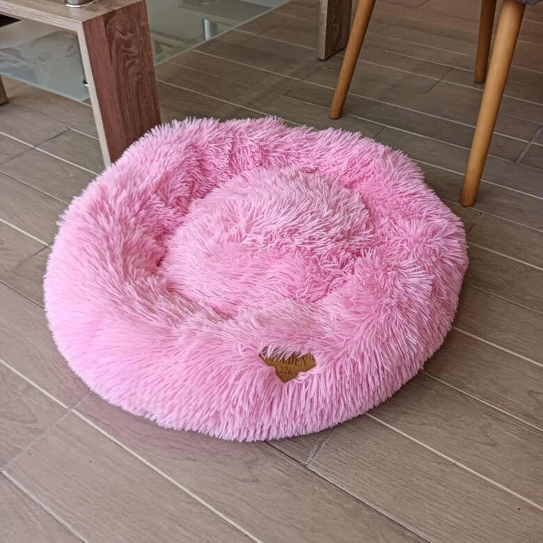 Cama donut Golden 22k para gatos y perros pequeños (diámetro 60cm), , large image number null