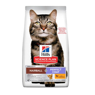 Hill's Science Plan Adult Hairball & Perfect Coat Pollo pienso para gatos