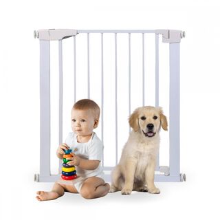 Mobiclinic Barrera de Seguridad con cierre automático regulable para mascotas