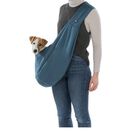 Trixie Belly Carrier Sling Transportín Azul y Gris para perros, , large image number null