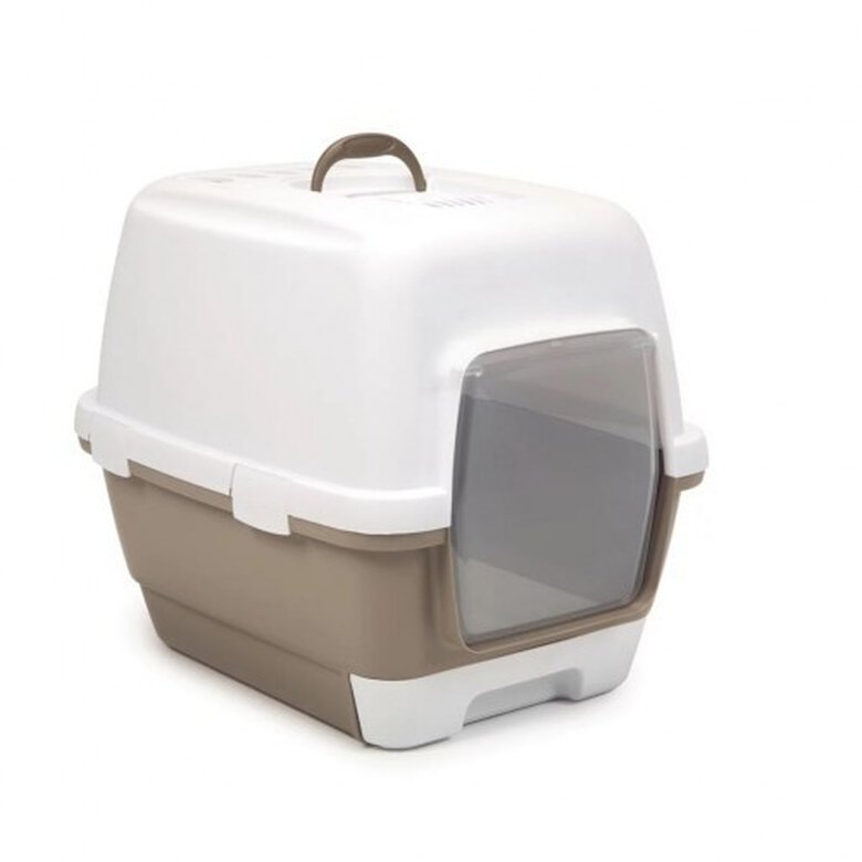 Caja de arena Cathy Clever & Smart para gatos color Beige, , large image number null