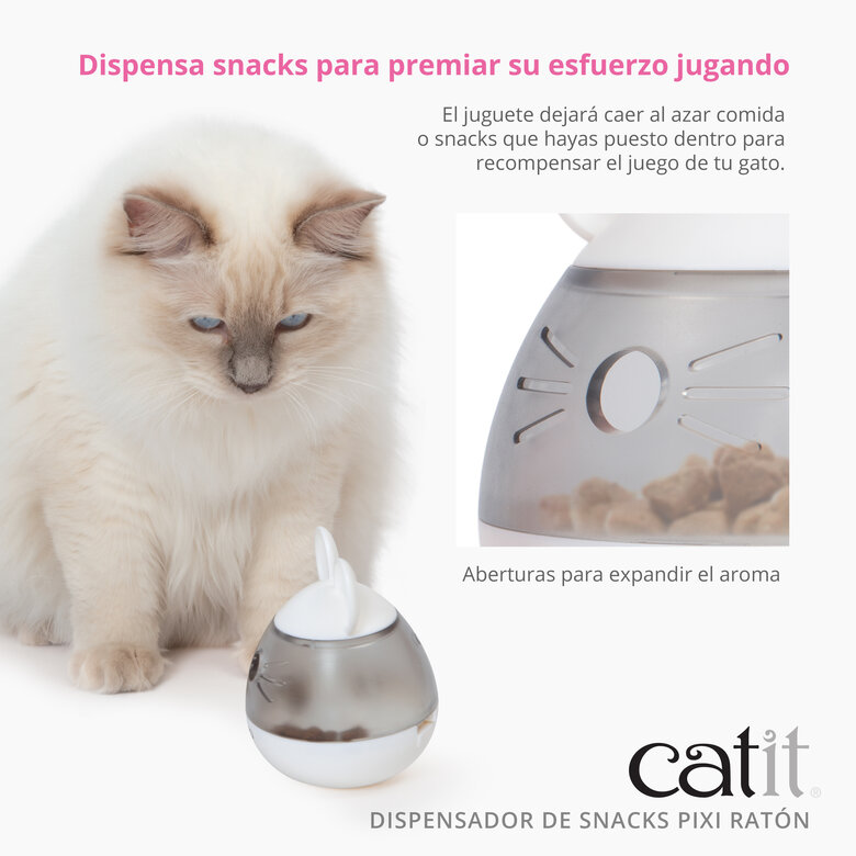 Dispensador de snacks para gatos Catit PIXI ratón, , large image number null