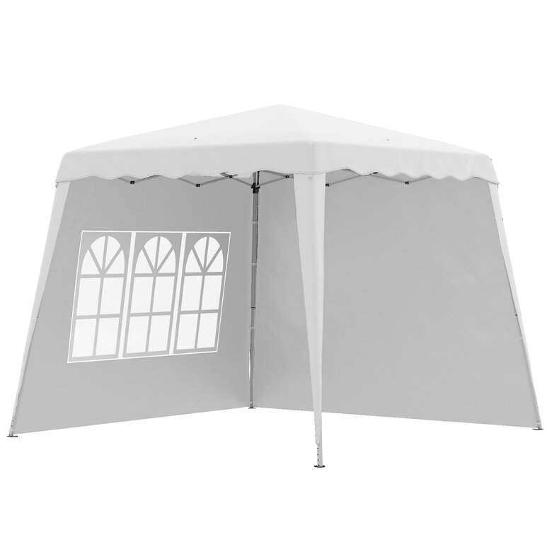 Outsunny Carpa Plegable con 2 Paredes Laterales, , large image number null