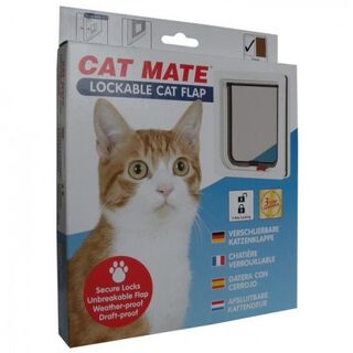 Vadigran pet mate puerta con cerradura blanco para mascotas