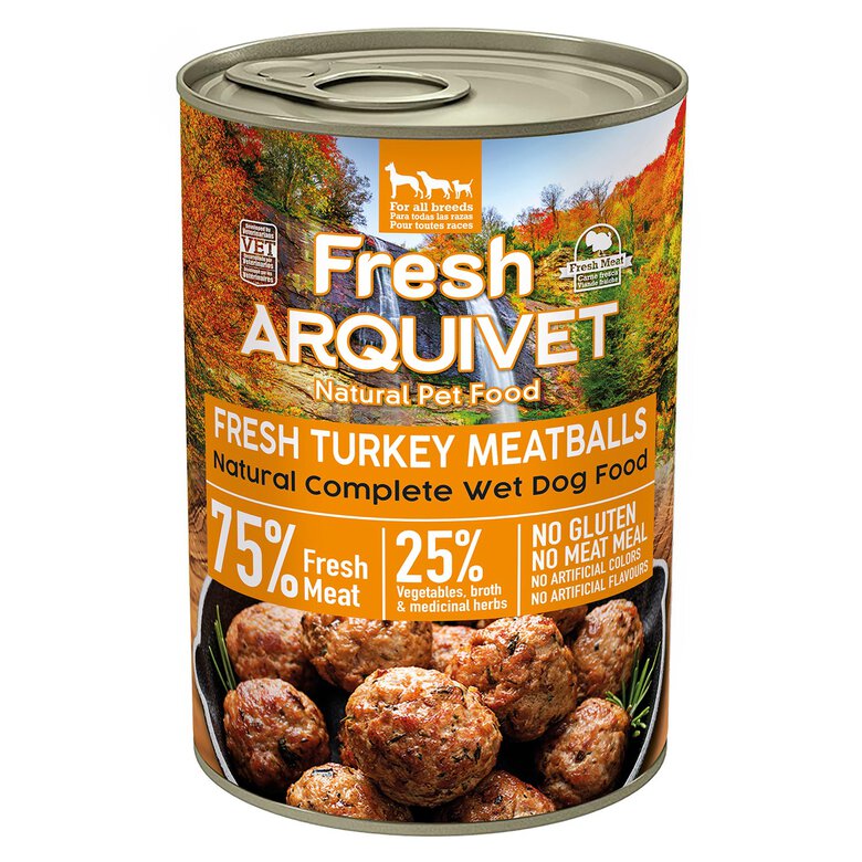 Arquivet Fresh Turkey Meatballs Albóndigas Con Pavo para perro, , large image number null