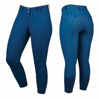 Pantalón Breeches Lunar con culera para mujer color Azul Marino Poseidón