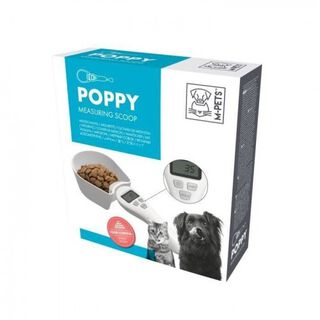 MPets poppy scoop cuchara de báscula electrónica blanco para perros