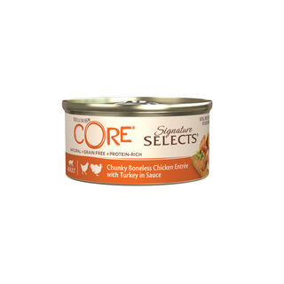 Wellness Core Chunky pollo y pavo lata para gatos