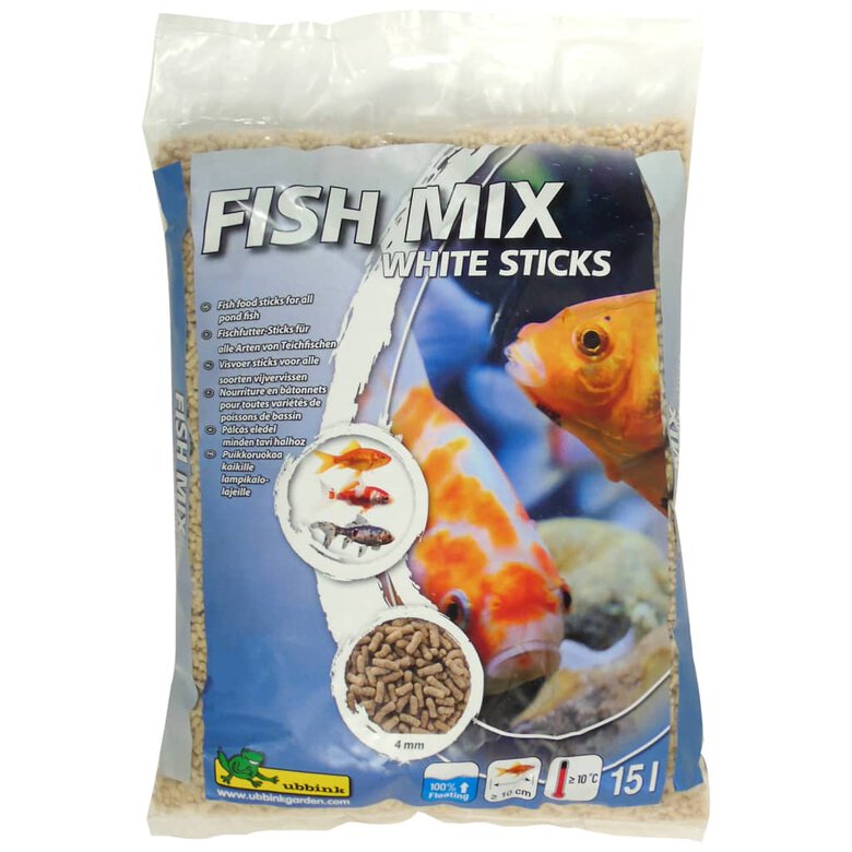 Ubbink Comida para peces Fish Mix White Sticks 4 mm 15 l, , large image number null